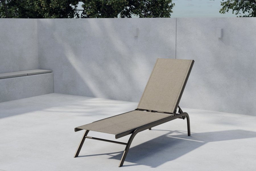 VENTURE HOME Kastos lenestol - Brun / Beige