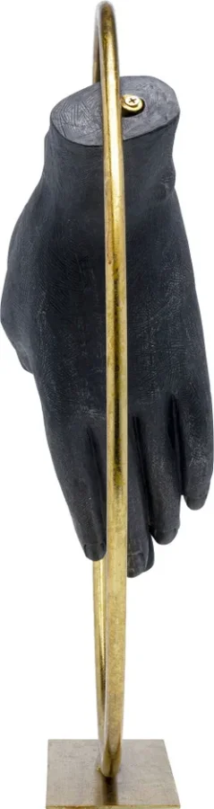 KARE DESIGN Elements Heart Hand figur - polyresin, stl og marmor (H:62cm)