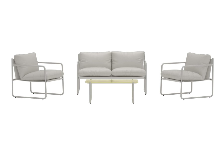 VENTURE HOME Thassos sofasett - Beige / Beige