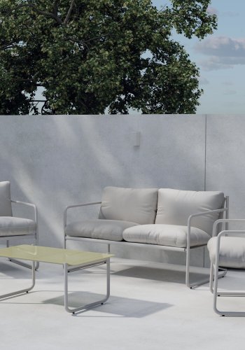VENTURE HOME Thassos sofasett - Beige / Beige