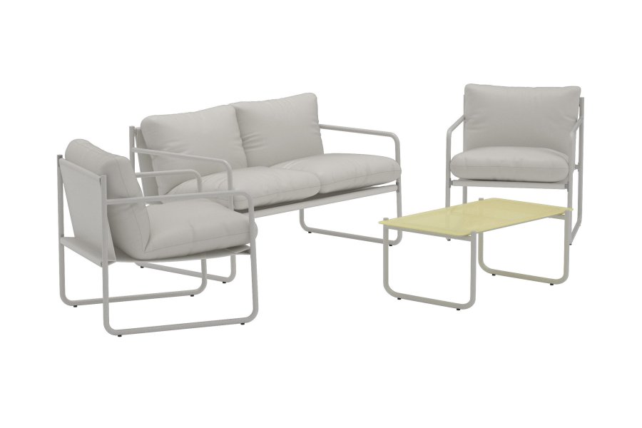VENTURE HOME Thassos sofasett - Beige / Beige