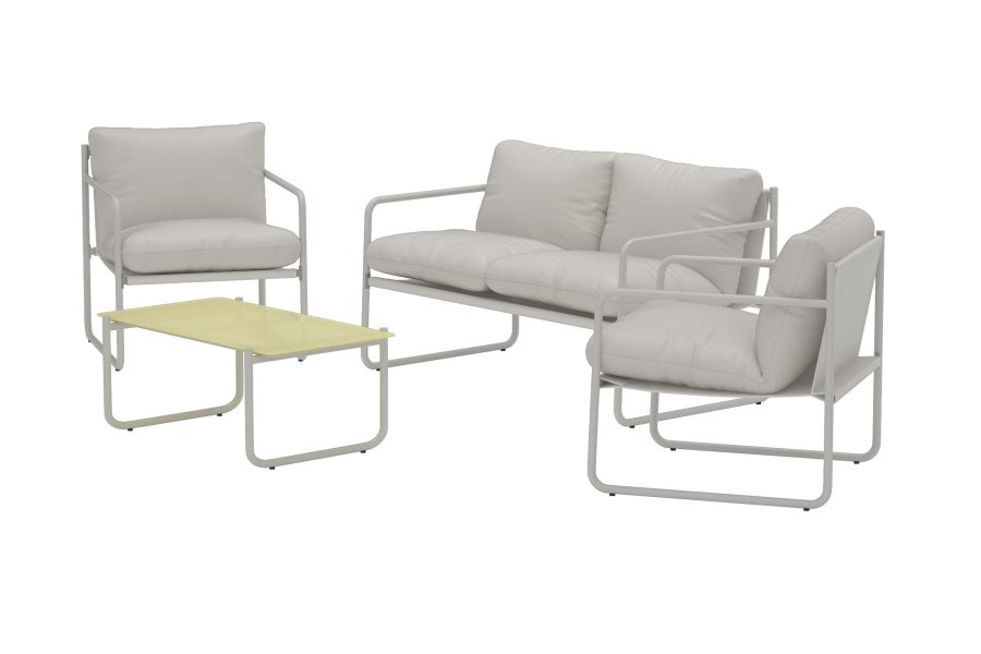 VENTURE HOME Thassos sofasett - Beige / Beige