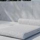 VENTURE HOME Redang udend�rs oppustelig liggestol - hvid og beige stribet olefin (188x135)