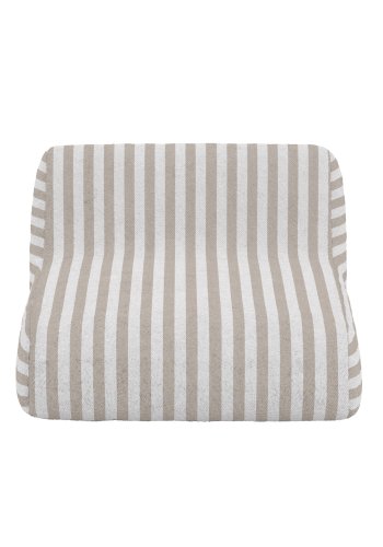 VENTURE HOME Redang oppbl�sbar solseng 168,5x85x51x22 cm - hvit / beige stripete