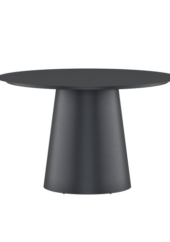 VENTURE HOME Lanzo spisebord �120 - svart aluminium