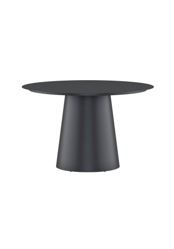 VENTURE HOME Lanzo spisebord �120 - svart aluminium