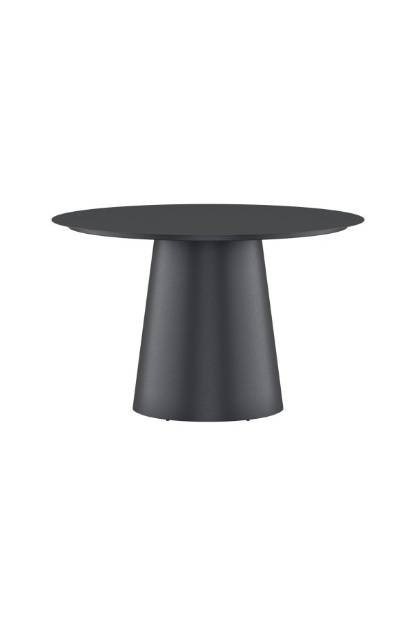 VENTURE HOME Lanzo spisebord �120 - svart aluminium