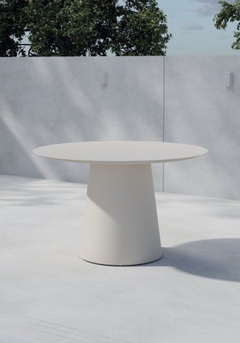 VENTURE HOME Lanzo spisebord �120 - Beige aluminium