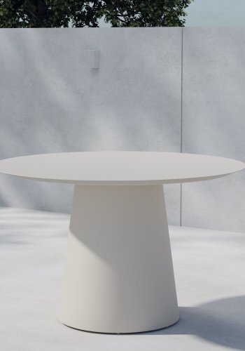 VENTURE HOME Lanzo spisebord �120 - Beige aluminium