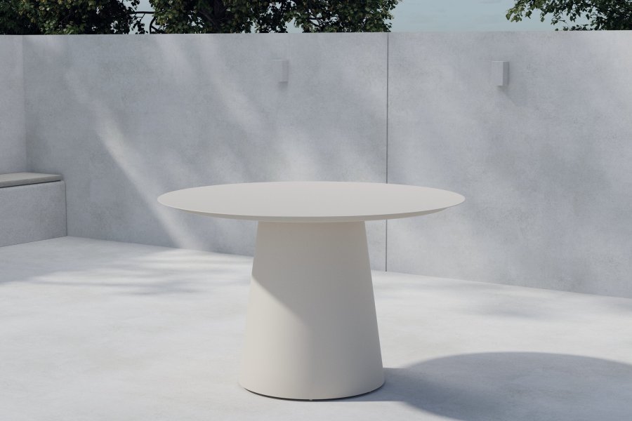 VENTURE HOME Lanzo spisebord �120 - Beige aluminium