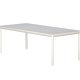 VENTURE HOME Lino spisebord 220x100x74 cm - Beige aluminium / Keramisk glass