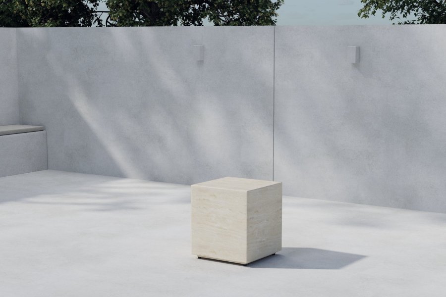 VENTURE HOME Lisboa sidebord 40x40x45 cm - Beige