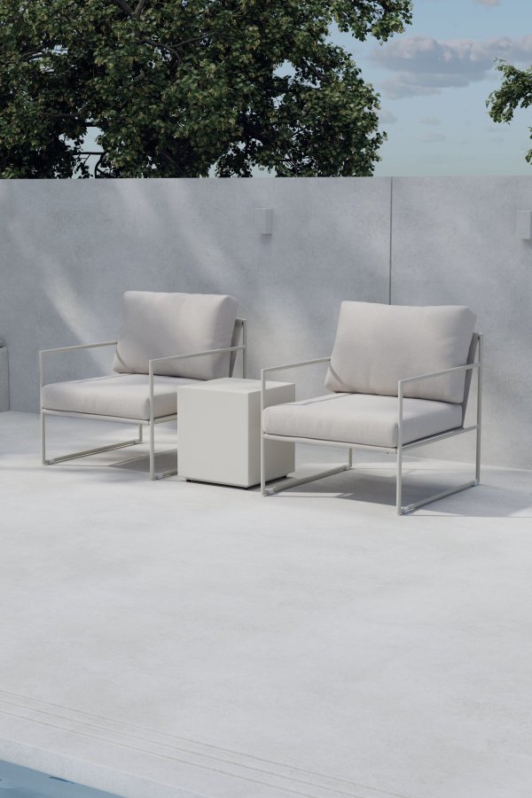 VENTURE HOME Lisboa Loungesett 3 deler - Beige / Beige