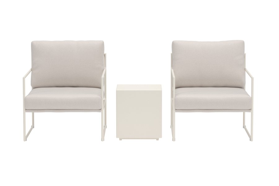 VENTURE HOME Lisboa Loungesett 3 deler - Beige / Beige