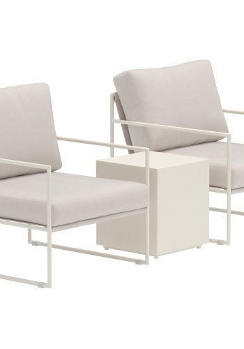 VENTURE HOME Lisboa Loungesett 3 deler - Beige / Beige