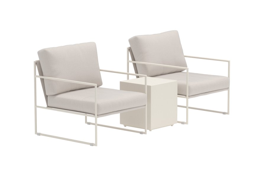 VENTURE HOME Lisboa Loungesett 3 deler - Beige / Beige