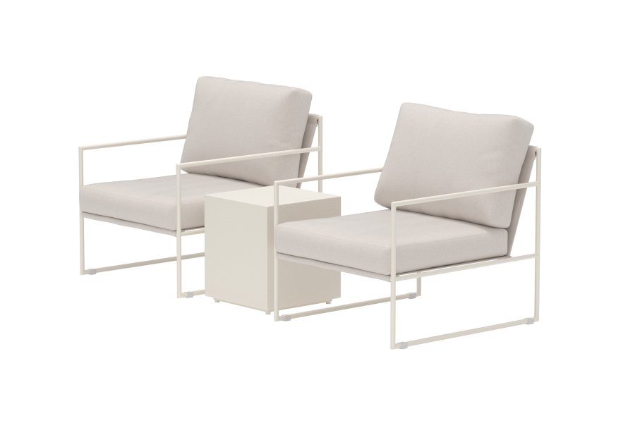 VENTURE HOME Lisboa Loungesett 3 deler - Beige / Beige