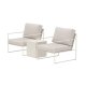 VENTURE HOME Lisboa Loungesett 3 deler - Beige / Beige