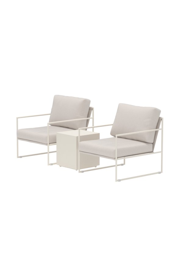 VENTURE HOME Lisboa Loungesett 3 deler - Beige / Beige