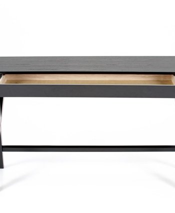 ACT NORDIC Writex skrivebord - Sort gummitr, m. skuffe