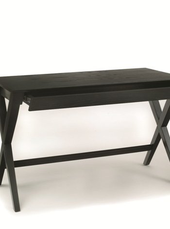 ACT NORDIC Writex skrivebord - Sort gummitr, m. skuffe