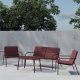 VENTURE HOME Fourni Sofasett - Bordeaux