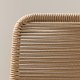 VENTURE HOME Lindos - Lenestol - Svart Alu / Latte Rope