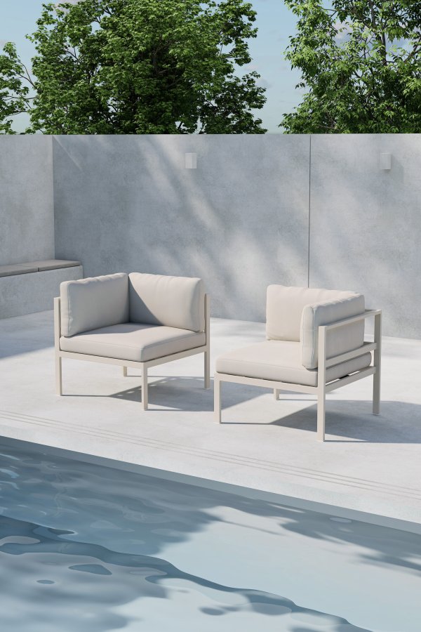 VENTURE HOME Copacabana sofamodul hj�rne - Beige / Beige