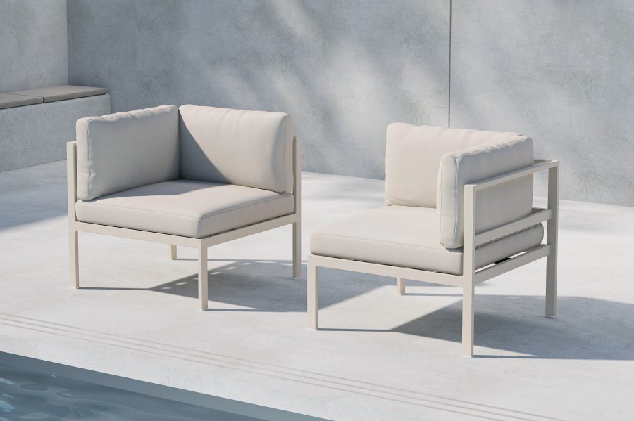 VENTURE HOME Copacabana sofamodul hj�rne - Beige / Beige