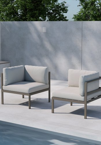 VENTURE HOME Copacabana sofamodul hj�rne - brun / beige