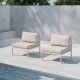 VENTURE HOME Copacabana sofamodul midt - Beige / Beige