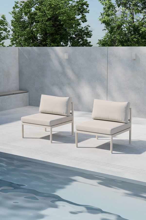 VENTURE HOME Copacabana sofamodul midt - Beige / Beige