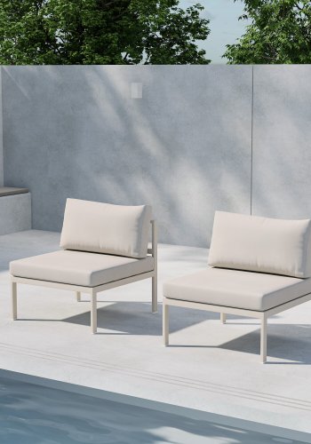 VENTURE HOME Copacabana sofamodul midt - Beige / Beige
