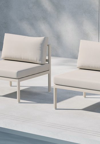 VENTURE HOME Copacabana sofamodul midt - Beige / Beige