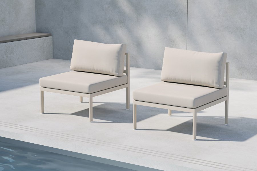 VENTURE HOME Copacabana sofamodul midt - Beige / Beige