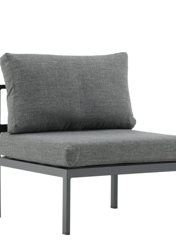 VENTURE HOME Copacabana Midtdekorasjon - Svart Alu / Gr� Pute