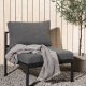 VENTURE HOME Copacabana Midtdekorasjon - Svart Alu / Gr� Pute