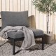 VENTURE HOME Copacabana Midtdekorasjon - Svart Alu / Gr� Pute