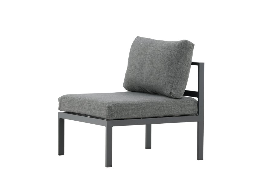 VENTURE HOME Copacabana Midtdekorasjon - Svart Alu / Gr� Pute
