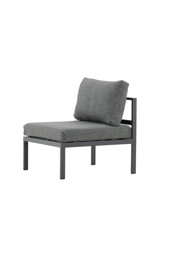 VENTURE HOME Copacabana Midtdekorasjon - Svart Alu / Gr� Pute