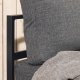 VENTURE HOME Copacabana Midtdekorasjon - Svart Alu / Gr� Pute