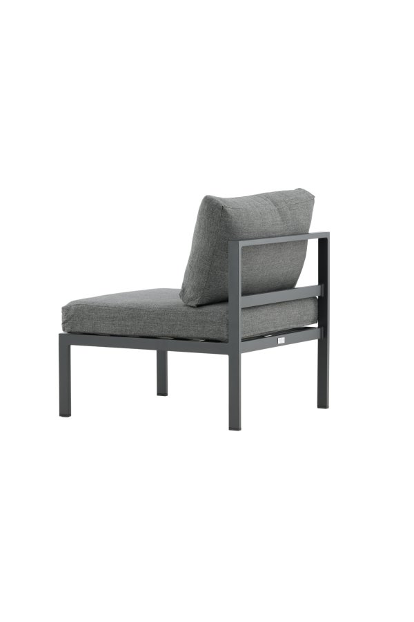 VENTURE HOME Copacabana Midtdekorasjon - Svart Alu / Gr� Pute