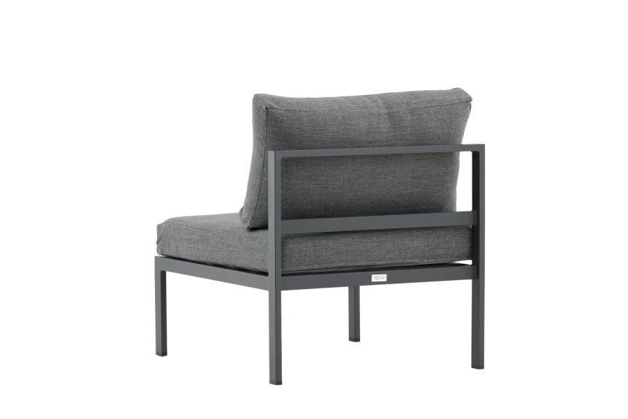VENTURE HOME Copacabana Midtdekorasjon - Svart Alu / Gr� Pute