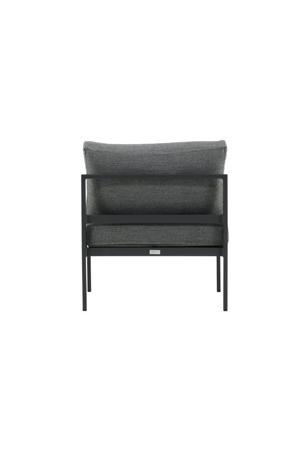 VENTURE HOME Copacabana Midtdekorasjon - Svart Alu / Gr� Pute