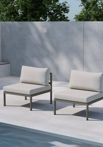 VENTURE HOME Copacabana sofamodul midt - brun / beige
