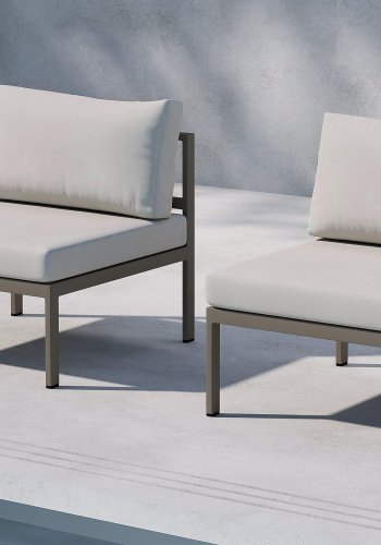 VENTURE HOME Copacabana sofamodul midt - brun / beige