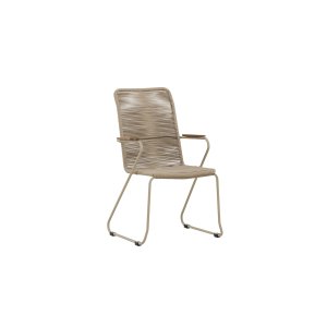 VENTURE HOME Bois spisestol - Beige / Beige tau FSC Mix