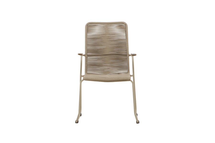 VENTURE HOME Bois spisestol - Beige / Beige tau FSC Mix