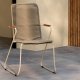 VENTURE HOME Bois spisestol - Beige / Beige tau FSC Mix