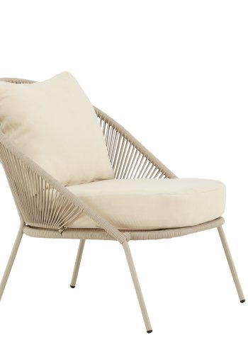 VENTURE HOME Lindos lenestol Beige/Beige